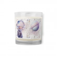 Pastel Dreamy Astronomer Glass jar soy wax candle