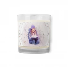 Pastel Dreamy Astronomer Glass jar soy wax candle
