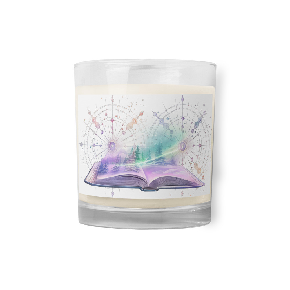 Pastel Dreamy Astronomer Glass jar soy wax candle