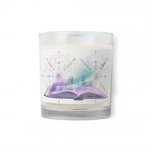 Pastel Dreamy Astronomer Glass jar soy wax candle