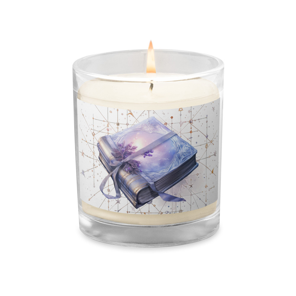Pastel Dreamy Astronomer Glass jar soy wax candle