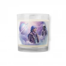 Pastel Dreamy Astronomer Glass jar soy wax candle