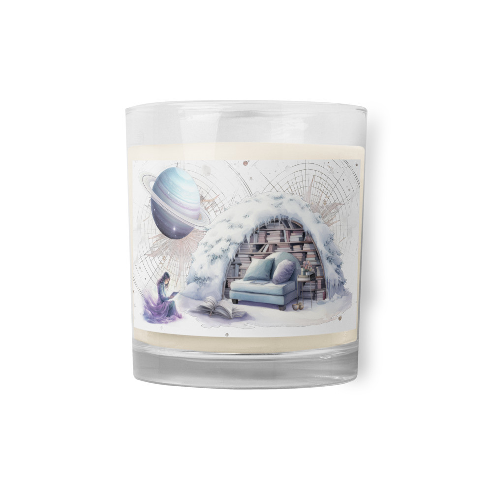 Pastel Dreamy Astronomer Glass jar soy wax candle