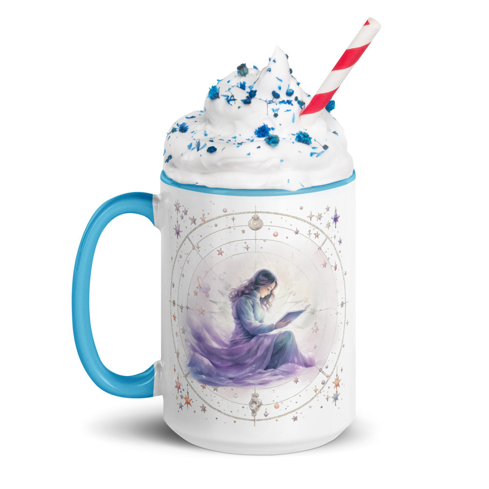 Pastel Dreamy Astronomer Mug with Color Inside