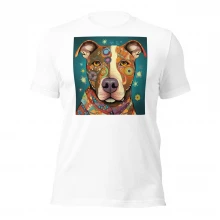 Pit Bull Whimsical Unisex t-shirt