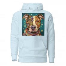 Pit Bull Whimsical Unisex Hoodie