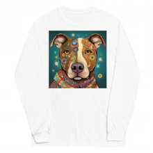 Pit Bull Whimsical Men’s Long Sleeve Shirt