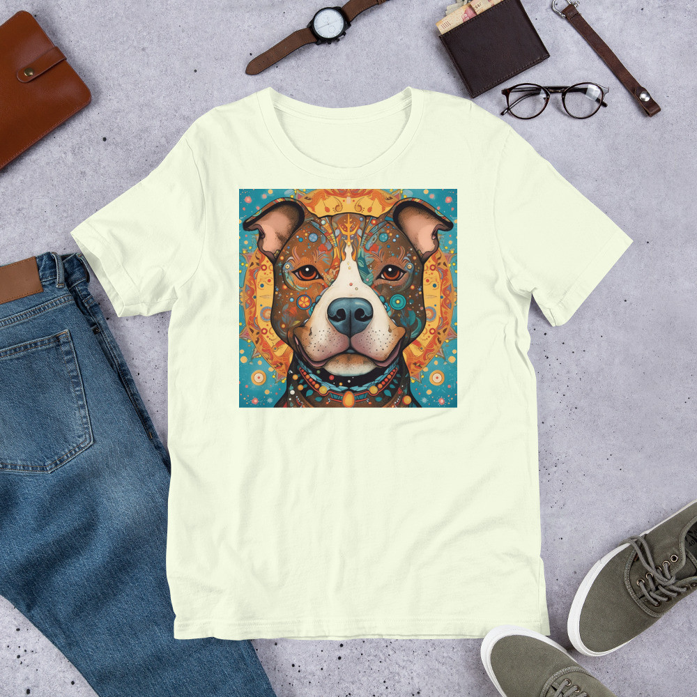 Pit Bull Whimsical Unisex t-shirt