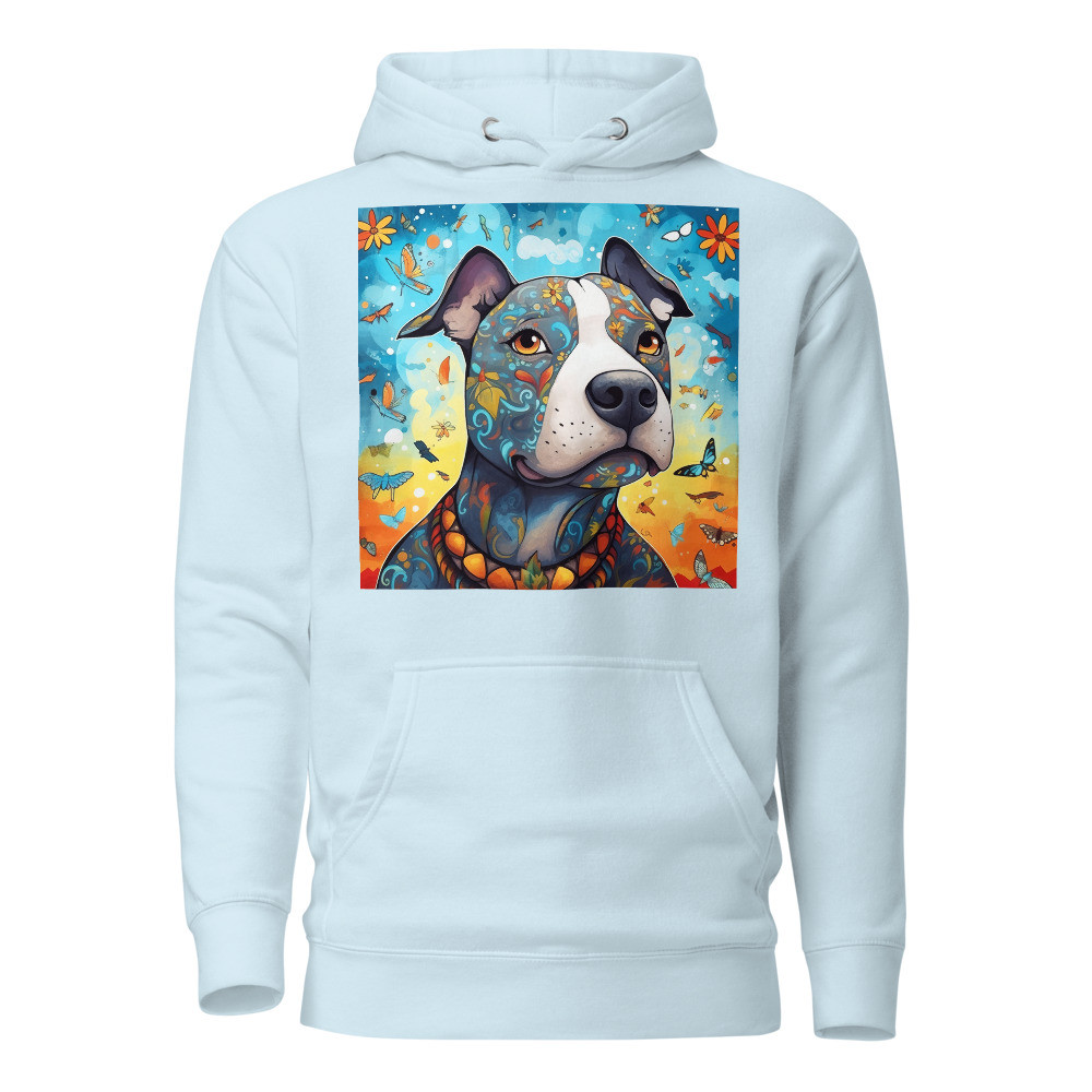 Pit Bull Whimsical Unisex Hoodie