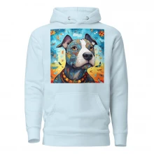 Pit Bull Whimsical Unisex Hoodie