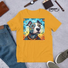 Pit Bull Whimsical Unisex t-shirt