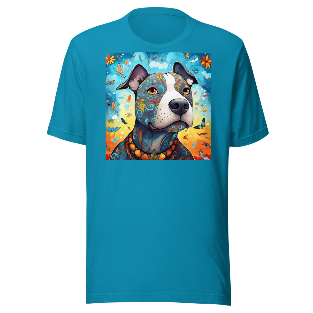Pit Bull Whimsical Unisex t-shirt