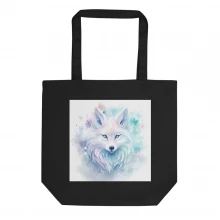 Pastel Winter Wolf Fantasy Eco Tote Bag