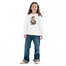 Steam Punk Duck Youth crewneck sweatshirt