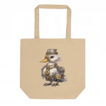 Steam Punk Duck Eco Tote Bag