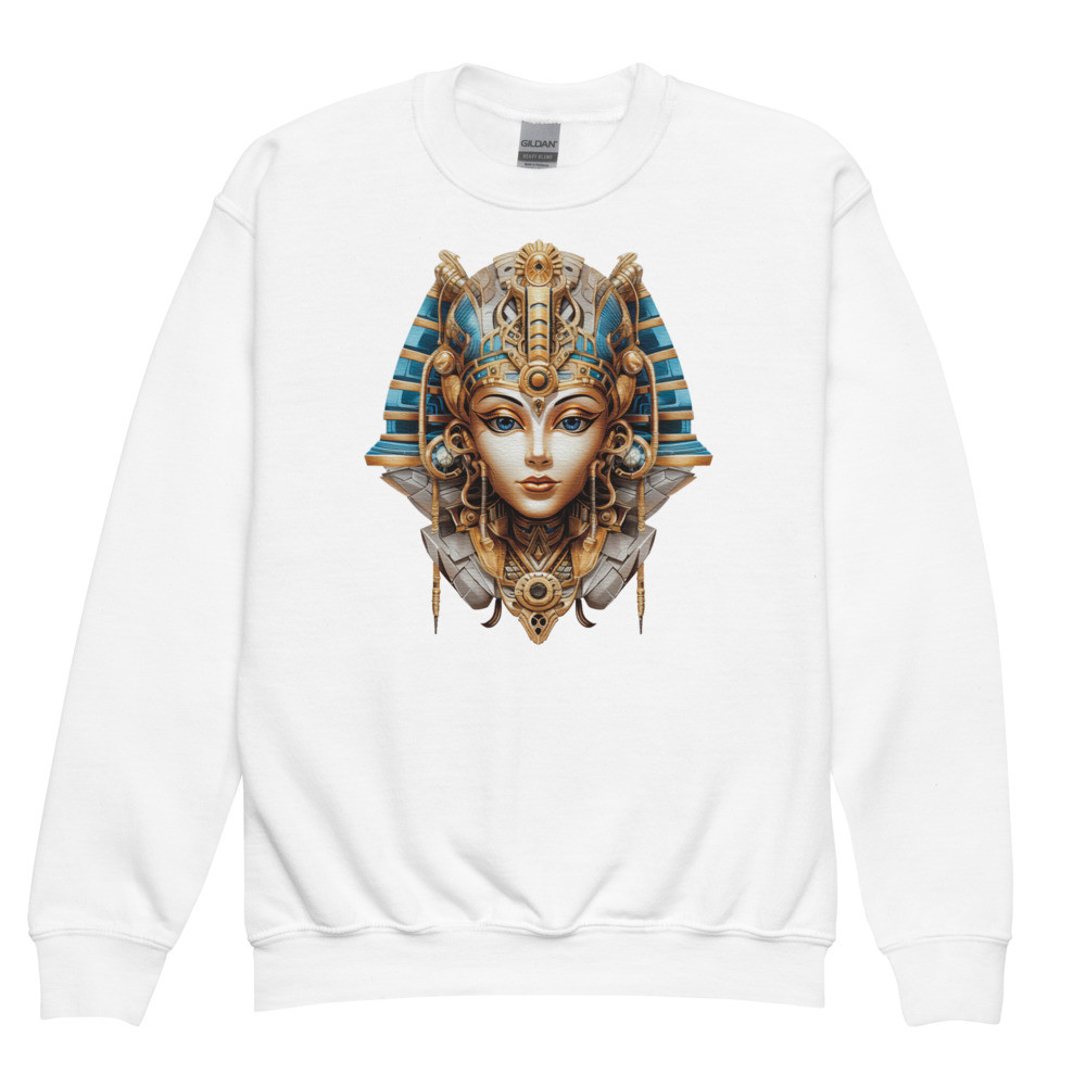Steam Punk Egyptian GOD Style Youth crewneck sweatshirt