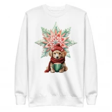Snowflake, Golden Retriever Unisex Premium Sweatshirt