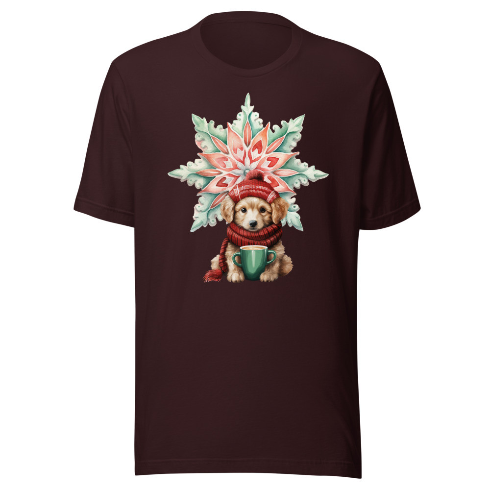 Snowflake, Golden Retriever Unisex t-shirt