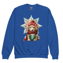 Snowflake, Golden Retriever Youth crewneck sweatshirt