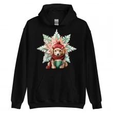 Snowflake, Golden Retriever Unisex Hoodie