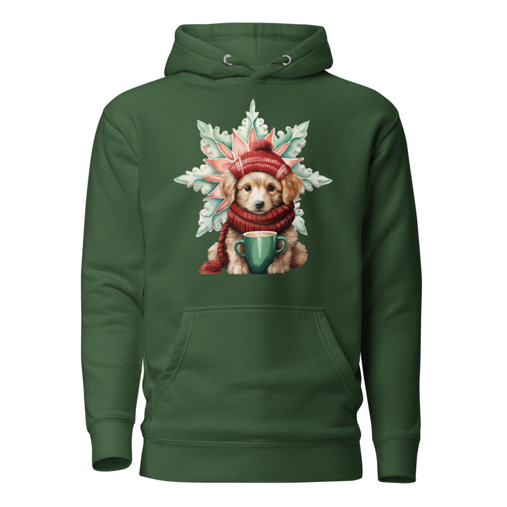 Snowflake, Golden Retriever Unisex Hoodie