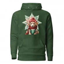 Snowflake, Golden Retriever Unisex Hoodie