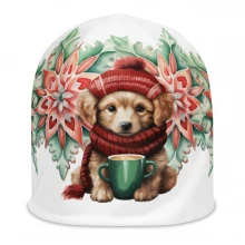 Snowflake, Golden Retriever All-Over Print Beanie