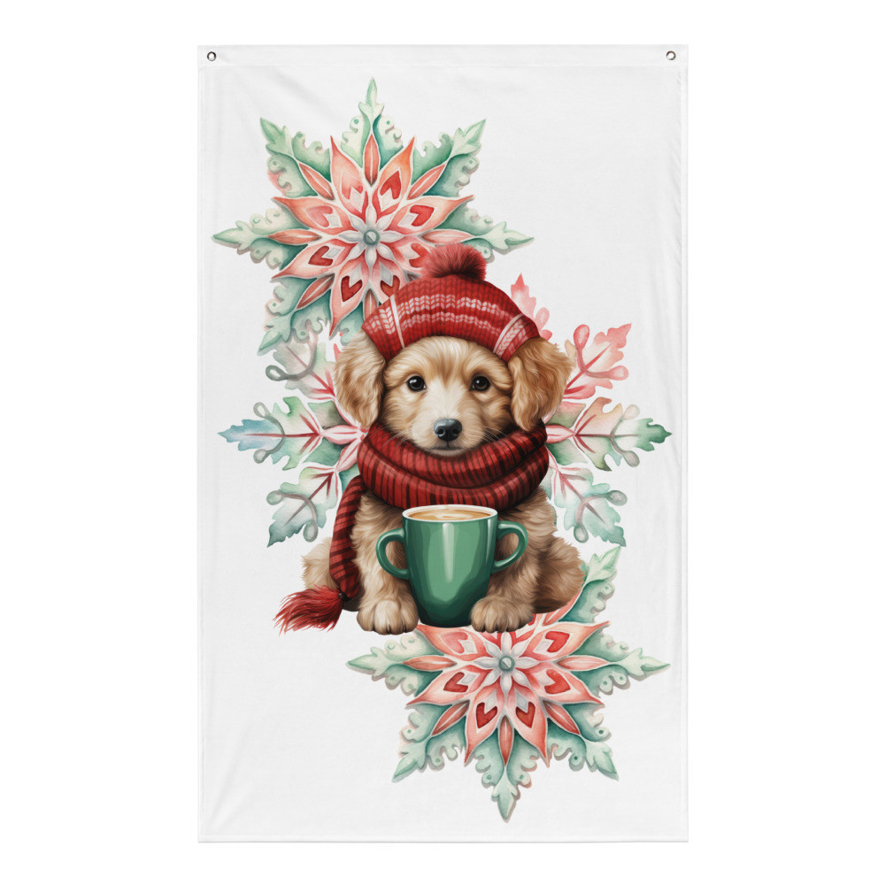 Snowflake, Golden Retriever Flag