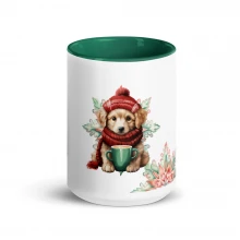 Snowflake, Golden Retriever Mug with Color Inside