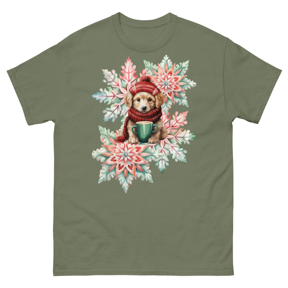 Snowflake, Golden Retriever Men's classic tee