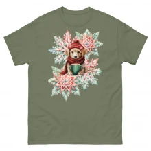 Snowflake, Golden Retriever Men's classic tee