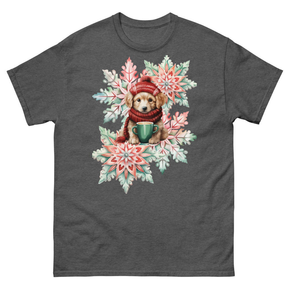 Snowflake, Golden Retriever Men's classic tee