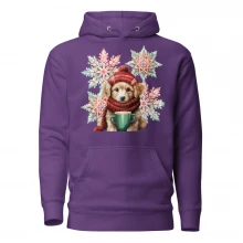 Snowflake, Golden Retriever Unisex Hoodie