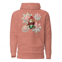 Snowflake, Golden Retriever Unisex Hoodie