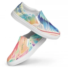 Mismatched, Boho, Women’s slip-on canvas shoes