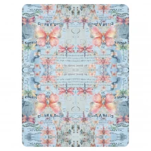 Butterflies & Dragonflies Ephemera Sherpa blanket