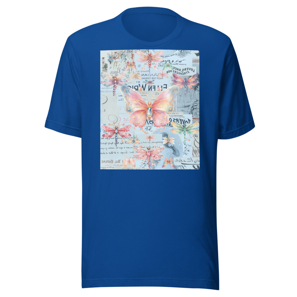 Butterflies & Dragonflies Ephemera Unisex t-shirt