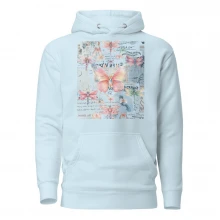 Butterflies & Dragonflies Ephemera Unisex Hoodie