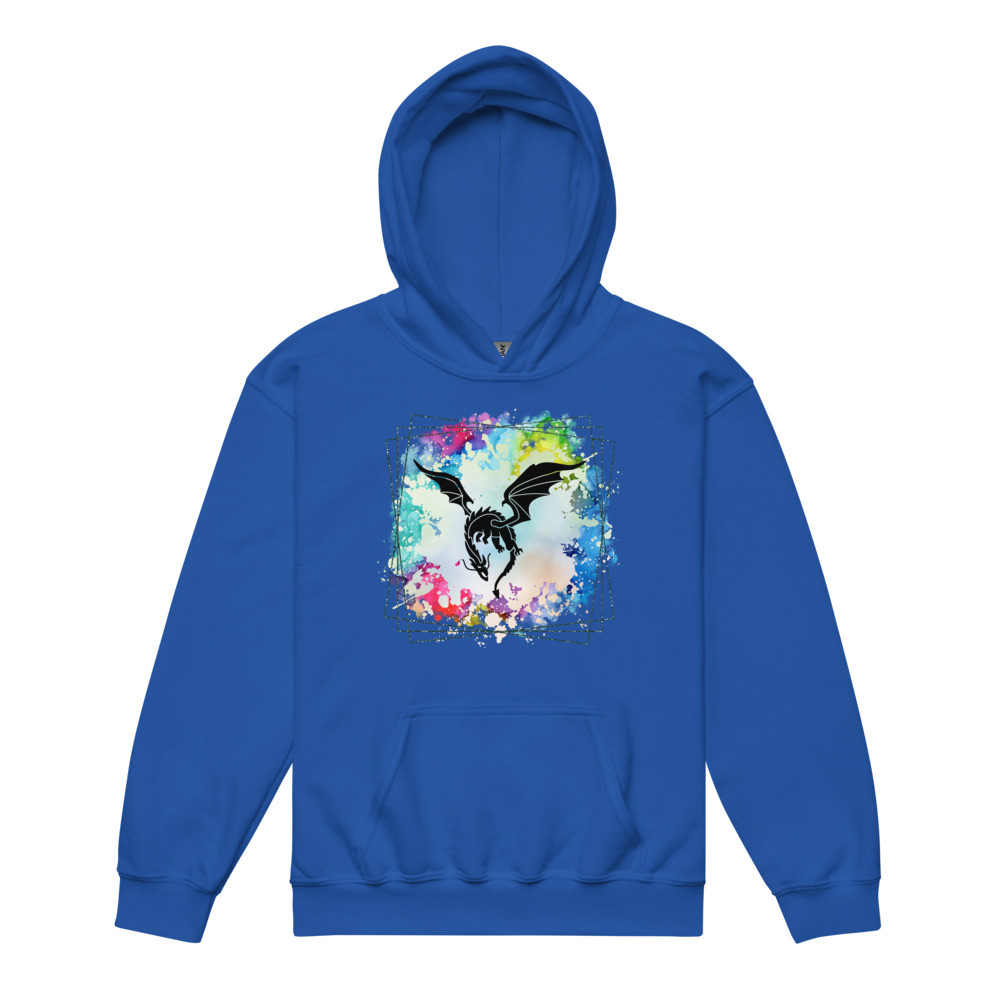 Tie-Dye Dragon Youth heavy blend hoodie