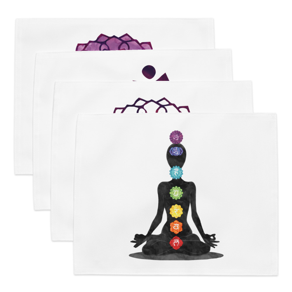 Yoga & Chakras Placemat Set