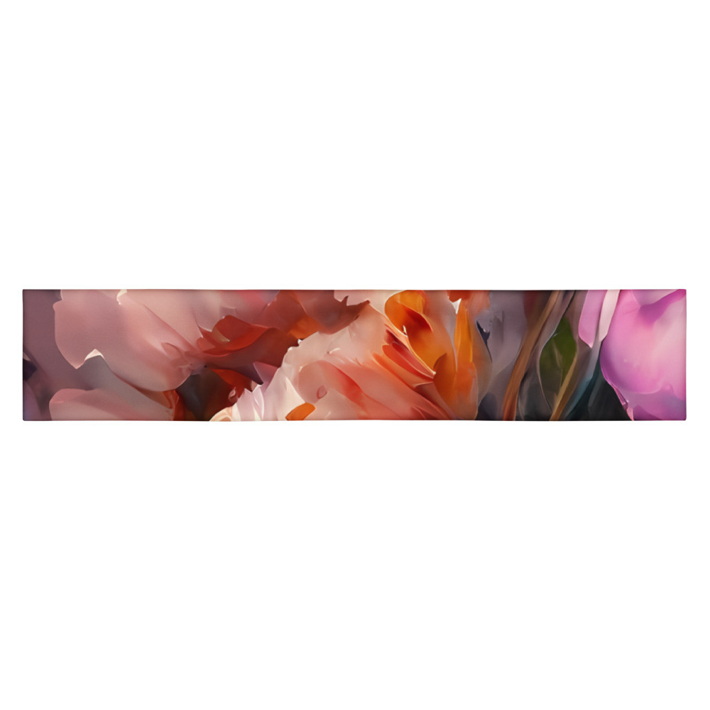 Flowers, Acrylic Painting, Headband
