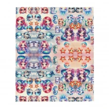 Mermaid and Sea Throw Blanket