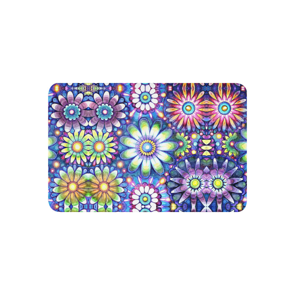 Night-Flowers Sherpa blanket