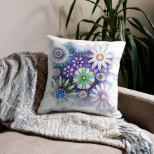 Night Flower Premium Pillow Case
