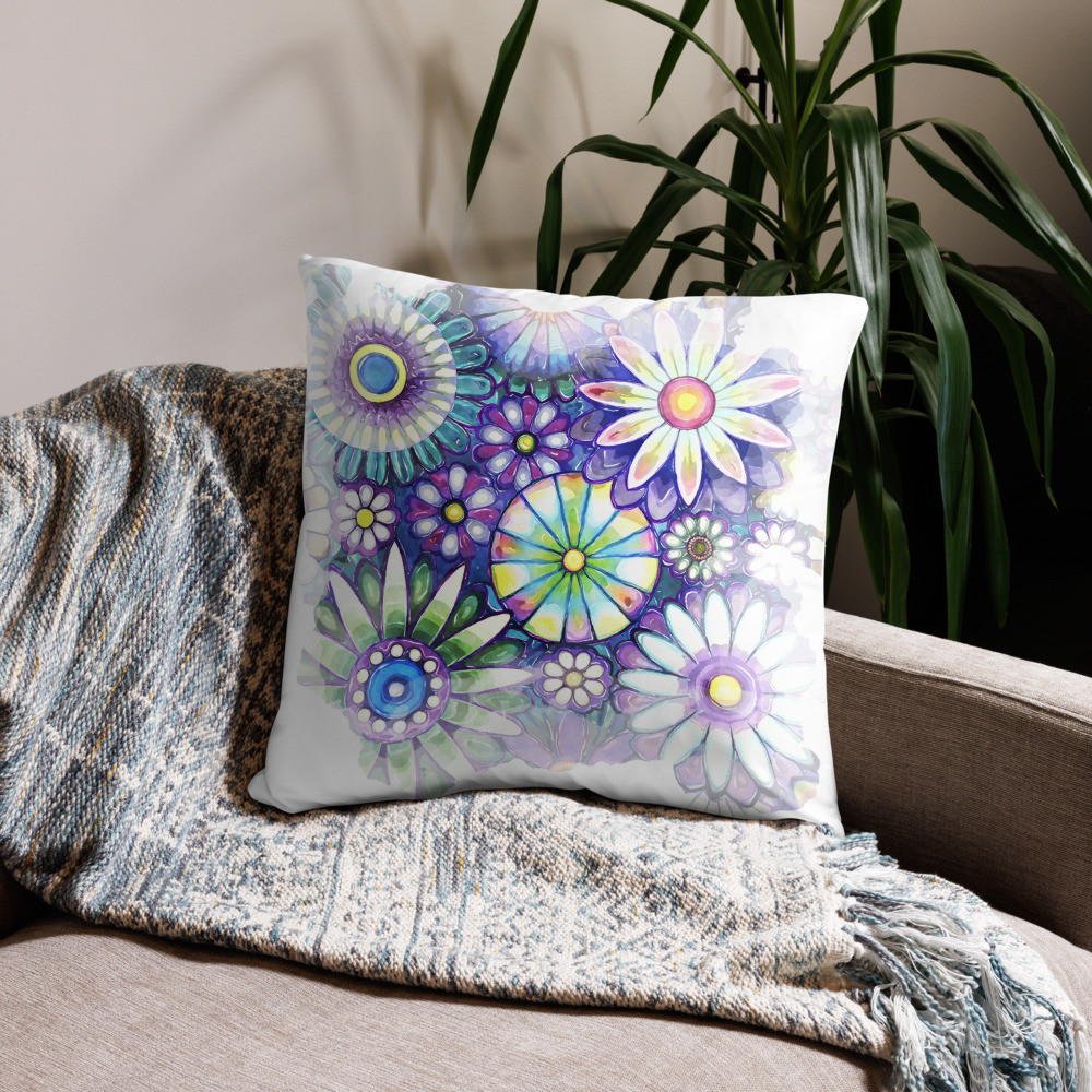 Night Flower Pillow Case