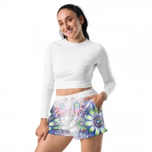 Night-Flowers All-Over Print Unisex Athletic Shorts