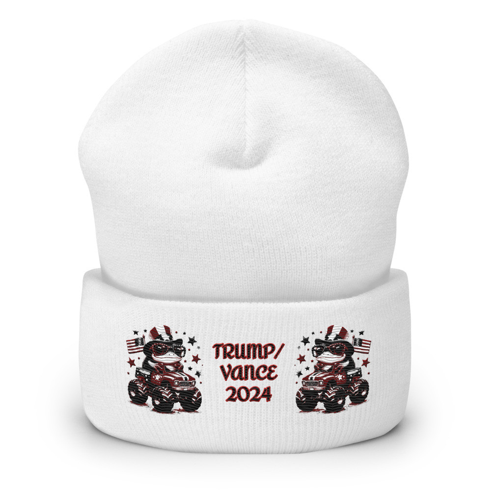 TRUMP/VANCE 2024 Frog, Truck Cuffed Beanie