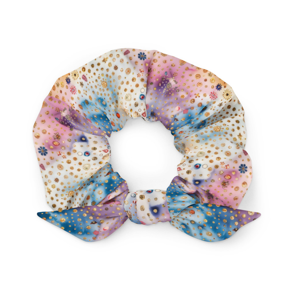  Paint Splatters Recycled Scrunchie