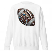 Football Bling Unisex Premium Sweatshirt