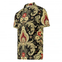 Paisley Scrolls Men’s slim fit polo